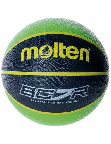 Balón molten baloncesto bcr2 talla 7 verde/negro