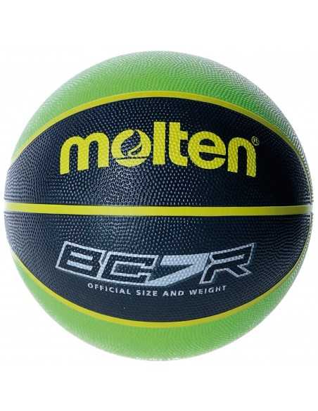 Balón molten baloncesto bcr2 talla 7 verde/negro