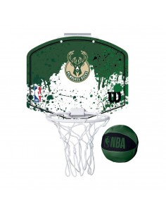 Set minicanasta wilson nba team mini hoop bucks