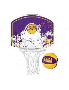 Set minicanasta wilson nba team mini hoop lakers