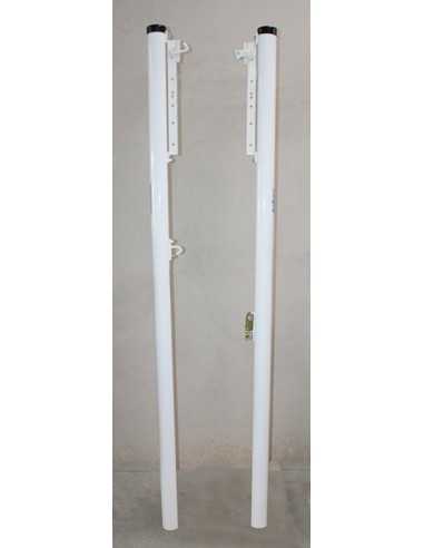 Juego postes voleibol fijos aluminio ø 90mm