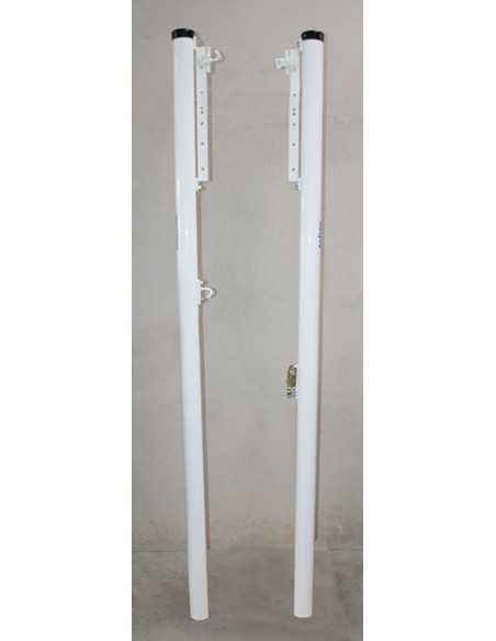 Juego postes voleibol fijos aluminio ø 90mm