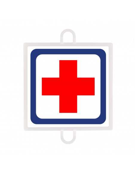 Panel de señalización tráfico de indicación nº 1 (puesto socorro)