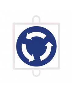 Panel de señalización tráfico de obligación nº 4 (intersección)