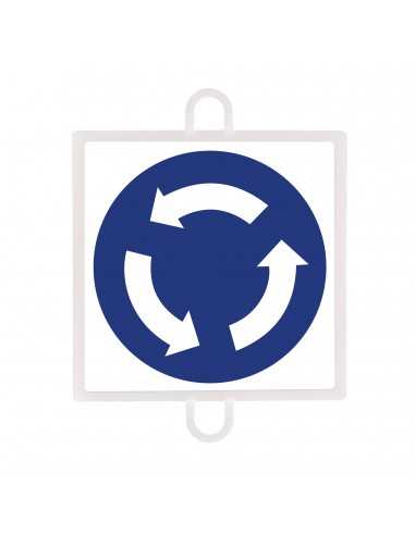 Panel de señalización tráfico de obligación nº 4 (intersección)