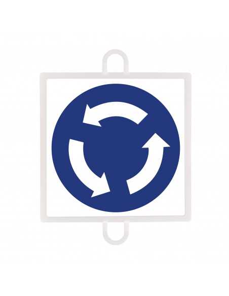 Panel de señalización tráfico de obligación nº 4 (intersección)