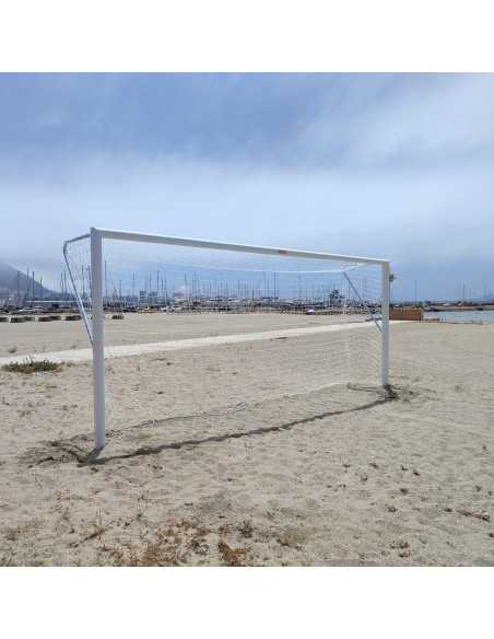 Juego porterías fútbol-playa aluminio 120x100mm