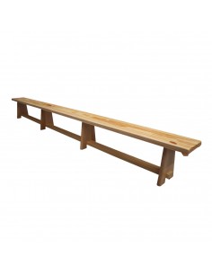 Banco sueco de madera 3mts