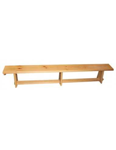 Banco sueco de madera 2mts