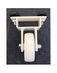 Par de ruedas para portería fútbol 7 y 11 trasladables sección 80x40mm