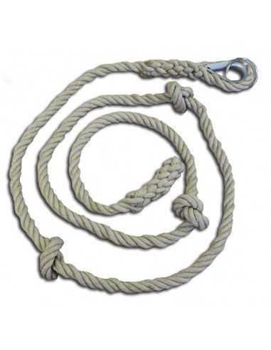 Cuerda trepa nudos 4 mts (uso exclusivo para interior)