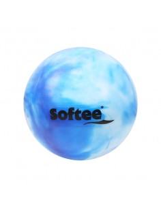 Pelota rítmica nacarada junior blanco/azul