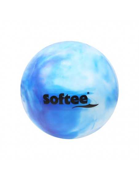 Pelota rítmica nacarada junior blanco/azul