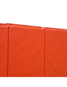 Metro lineal de panel tapizado con lona para proteccion de 2m altura y grosor 60mm