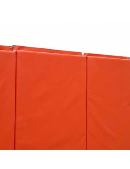 Metro lineal de panel tapizado con lona para proteccion de 2m altura y grosor 60mm