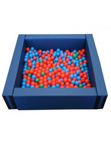 Piscina cuadrada llenado pelotas, 150x150x40cm alto x 15cm ancho