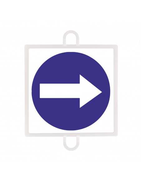 Panel de señalización tráfico de obligación nº 2 (sentido dcha - izq)