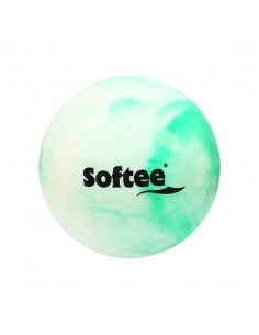 Pelota rítmica nacarada junior blanco /verde