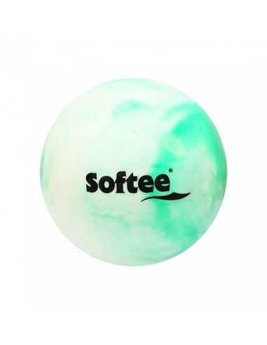 Pelota rítmica nacarada junior blanco /verde
