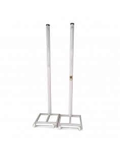Juego postes voleibol trasladables aluminio ø 90mm