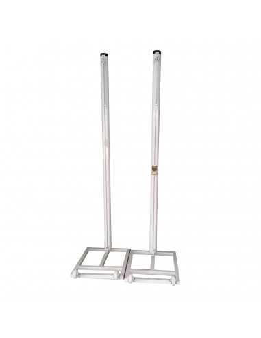 Juego postes voleibol trasladables aluminio ø 90mm