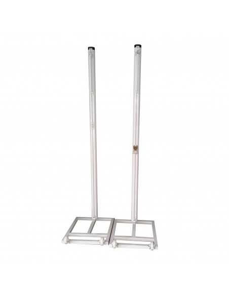 Juego postes voleibol trasladables aluminio ø 90mm