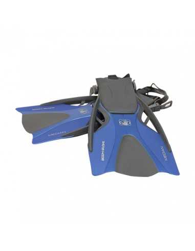 Par de aletas body talla 43/46 azul -uso no colectivo-
