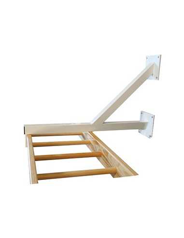 Herraje para escalera horizontal -2 uds-