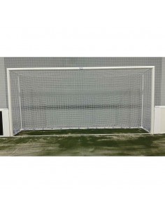 Juego porterías fútbol indoor aluminio trasladables tubo 90 mm