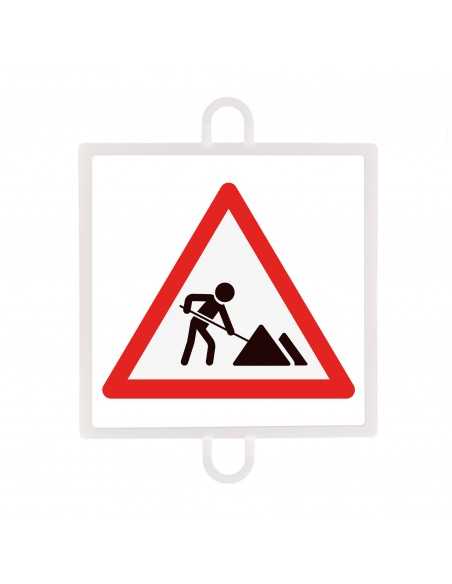Panel de señalizacion trafico de peligro nº 7 (obras)