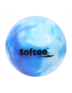 Pelota ritmica nacarada senior blanco/azul