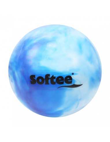 Pelota ritmica nacarada senior blanco/azul