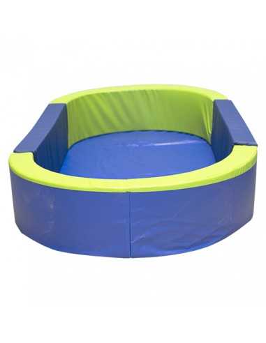 Suelo de lona pvc para piscina ovalada 300x150x30cm