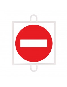 Panel de señalización tráfico de prohibición nº 1 (dirección contraria)