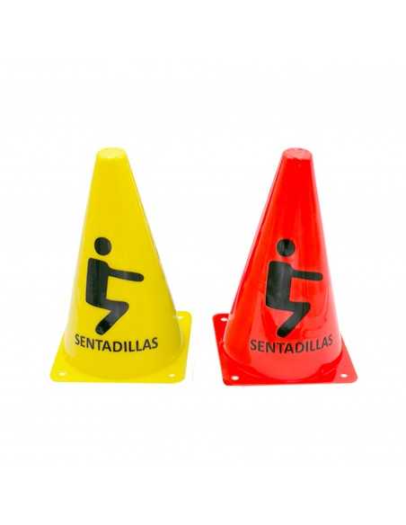 Cono training sentadillas
