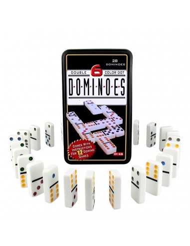 Juego de dominó plus multicolor
