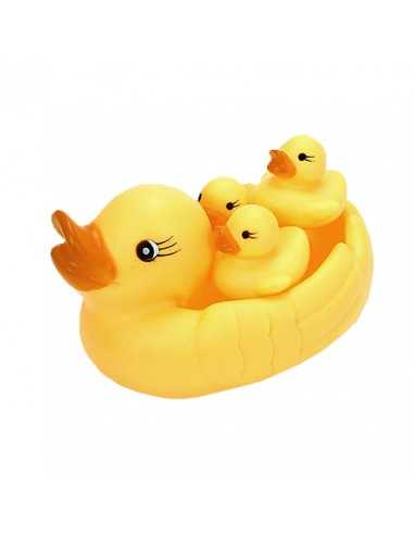 Familia de patos de goma