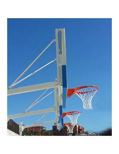 Juego de 2 redes baloncesto 3,5mm uso exclusivo interior basic