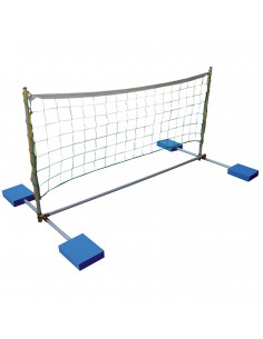 Red de voley 3 mm linea premium ( 1,90 x 0,70 mt) para voley flotante de aluminio