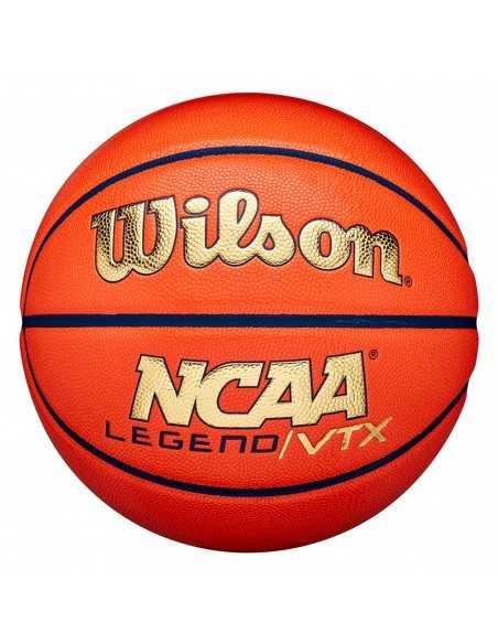 Balón baloncesto wilson ncaa legend vtx bskt orange/gold talla 7