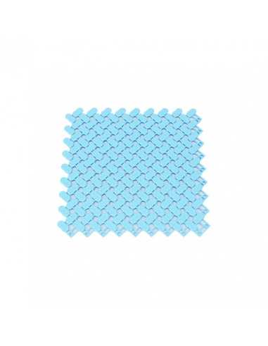 Lote 5 losetas suelo piscina softee 25x25cm azul