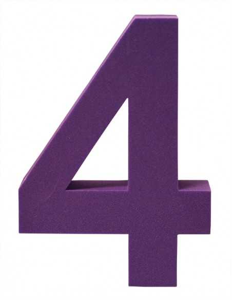 Lote 5 minitapices numeros colores variados