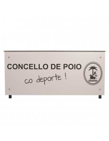 Mesa anotadores basic fenólico 8mm blanco