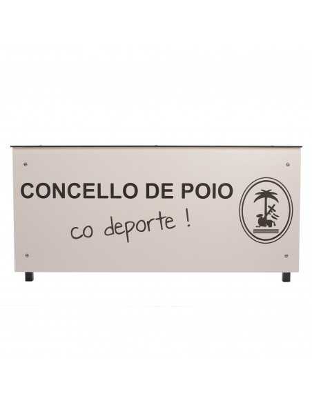 Mesa anotadores basic fenólico 8mm blanco