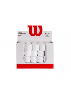 Caja 60 overgrips wilson blanco pro perforados