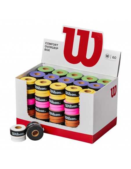Caja 60 overgrips wilson colores