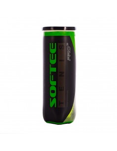 Bote 3 pelotas tenis softee pro