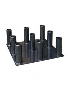 Soporte vertical barras softee 30mm