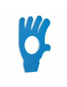 Tapiz con forma mano 3cm bicolor