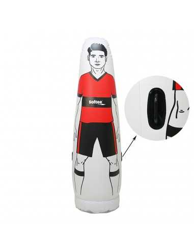 Jugador barrera hinchable rojo